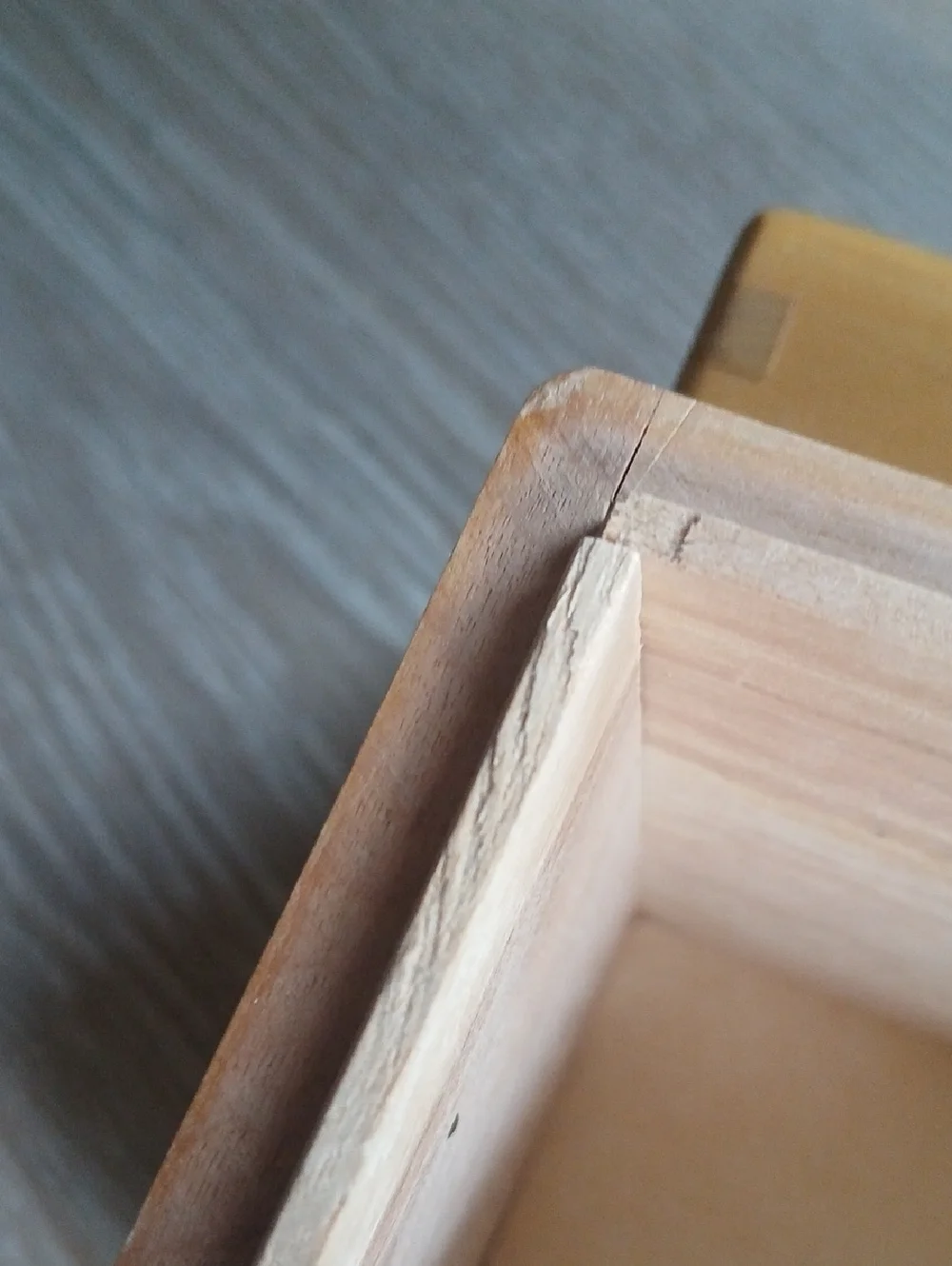 Woodpecker Woodware Japan Wood Jewelry Box with Geometric Inlay Light Honey MCM